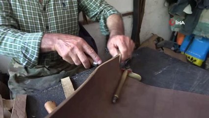 Çanakkale'nin tek ve son saraçı Şahin: " Artık bu meslek bitti, çırak yetişmiyor"