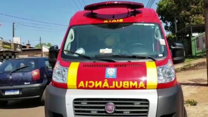 Mulher bate a cabeça, fica inconsciente e é socorrida pelo Corpo de Bombeiros