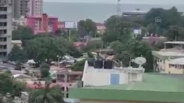 Son dakika haber... Gine'de cumhurbaşkanlığı sarayının etrafında silah sesleri duyuldu (2)