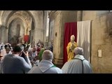 Une statue du pape Jean-Paul II à Forcalquier