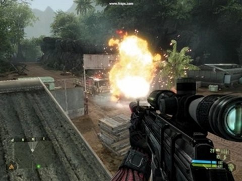 explosion dans Crysis