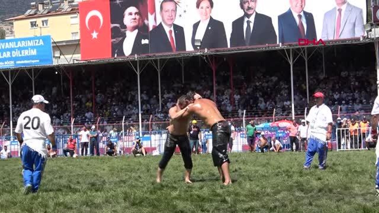 SPOR Elmalı'nın başpehlivanı İsmail Balaban oldu