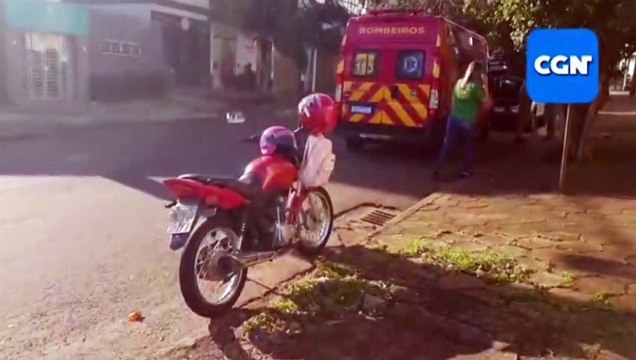 Mulher fica ferida após se envolver em acidente na Avenida Brasil