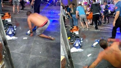 Restoranda meydan savaşı gibi kavga! 1 kişinin öldüğü olay anı kamerada