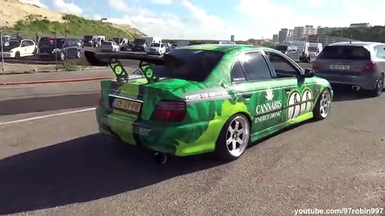 JDM Cars leaving a carshow Japfest 2020