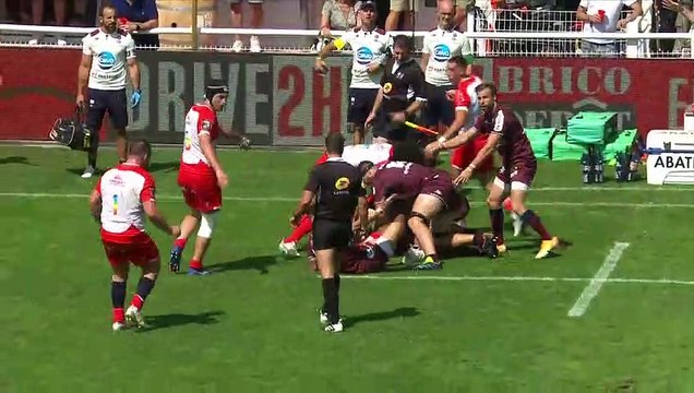 TOP 14 - Essai de Romain LONCA (BOPB) - Biarritz Olympique - Union Bordeaux-Bègles - J01 - Saison 2021:2022