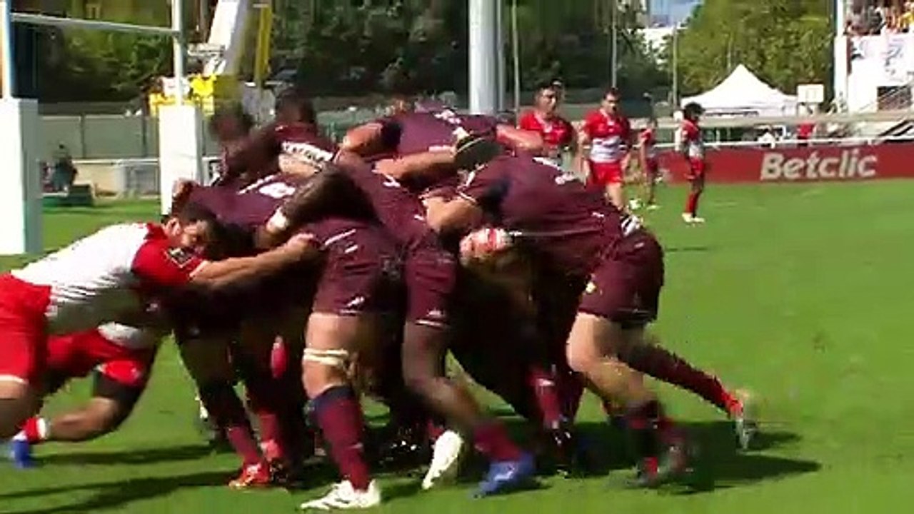 TOP 14 - Essai de Alban ROUSSEL (UBB) - Biarritz Olympique - Union Bordeaux-Bègles - J01 - Saison 2021:2022