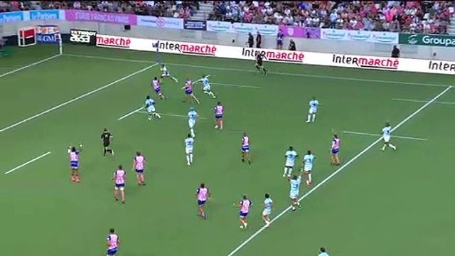 TOP 14 - Essai de Donovan TAOFIFENUA (R92) - Stade Français Paris - Racing 92 - J01 - Saison 2021:2022