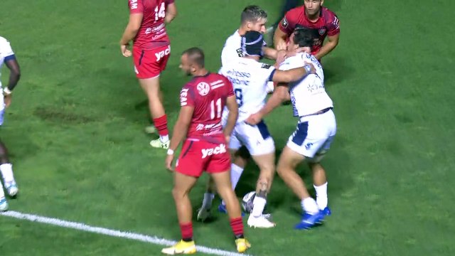 TOP 14 - Essai de Julien TISSERON (MHR) - RC Toulon - Montpellier Hérault Rugby - J01 - Saison 2021:2022