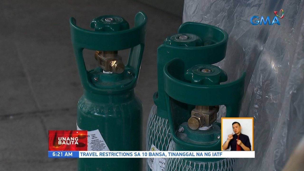 Supply ng oxygen tank, kulang na; refill lang ang pwedeng mabili sa
