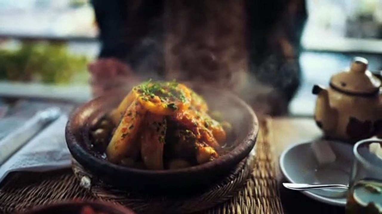 STREET FOOD OF MARRAKECH. MOROCCAN TAJINE