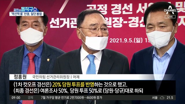국민의힘 경선룰 ‘역선택 방지’ 도입 안 한다