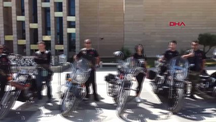 250 MOTOSİKLET TUTKUNU ŞANLIURFA'DA BULUŞTU