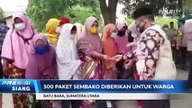 Kapolda Sumut Berikan Bantuan Sembako ke Warga Terdampak Bencana Banjir di Kabupaten Batu Bara