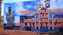 Resmikan Mako Polres Kapuas Hulu, Kapolda Kalbar Harap Pelayanan Ditingkatkan