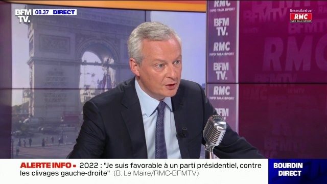 Bruno Le Maire confirme l'objectif de 6% de croissance pour fin 2021 et de 4% pour 2022