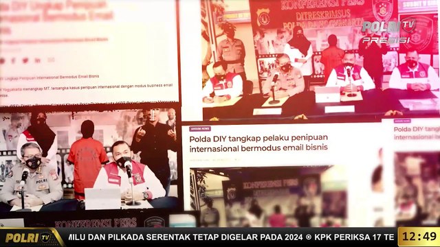 LIVE Dialog Wadir Reskrimus Polda DIY Terkait Polda DIY Bongkar Kasus Penipuan E-Mail Bisnis