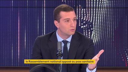 Pass sanitaire : Jordan Bardella dénonce un "glissement autoritaire" en France