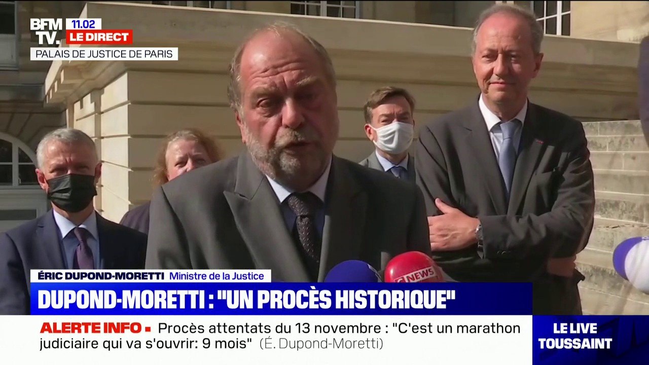Éric Dupond-Moretti sur le procès du 13-Novembre: "Le monde entier va regarder ce procès"