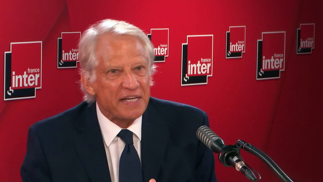 Dominique de Villepin : "Les armées n'ont pas réglé la question terroriste, elles ont aggravé les choses"
