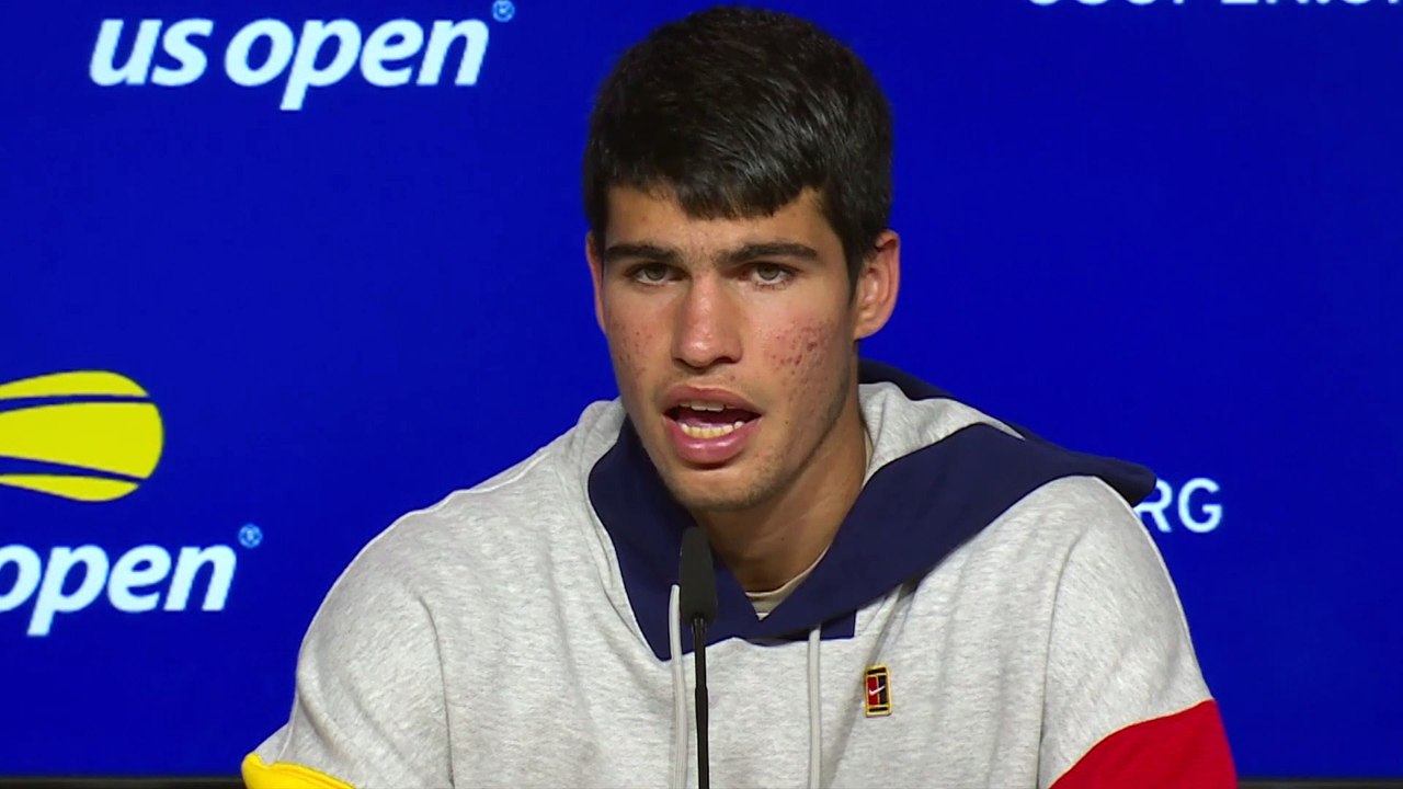 US Open 2021 - Carlos Alcaraz : "I know that in...