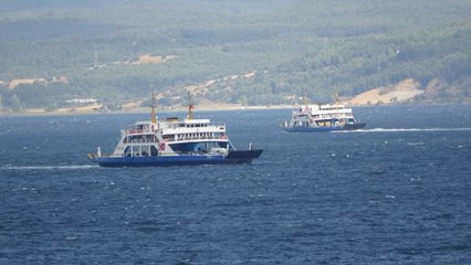 GÖKÇEADA SEFERLERİNE 'POYRAZ' İPTALİ