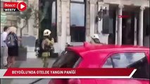 Beyoğlu'nda otelde yangın paniği