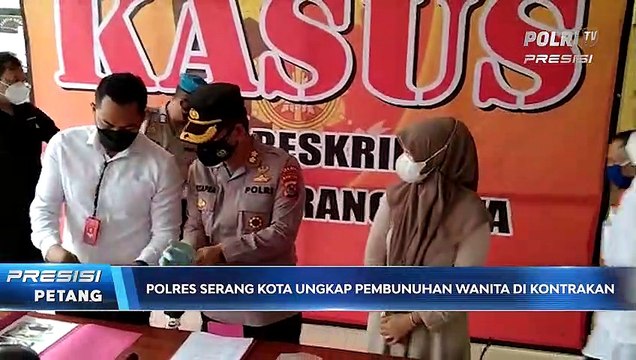 Polres Serang Kota Polda Banten Ringkus Pelaku Pembunuh Wanita Dalam Kosan