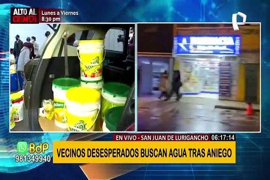 Nuevo aniego en SJL: vecinos desesperados ante corte de agua de Sedapal
