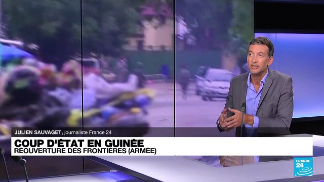 Coup d'État en Guinée : réouverture des frontières (armée)
