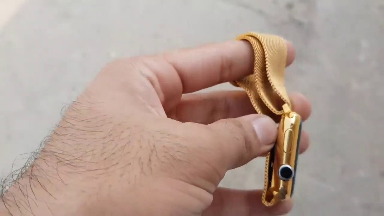 Turning Apple Watch into Gold Watch