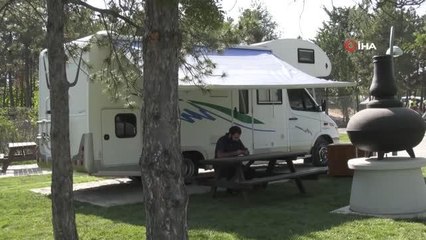 Kurtboğazı Barajı ve Mavi Göl'de Karavan Park açıldı