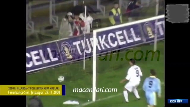Fenerbahçe 7-3 Siirt Jet-PA [HD] 29.11.2000 - 2000-2001 Turkish Cup 3rd Round