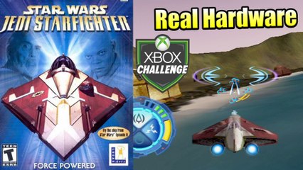 Star Wars Jedi Starfighter — Xbox OG Gameplay HD — Real Hardware {Component}