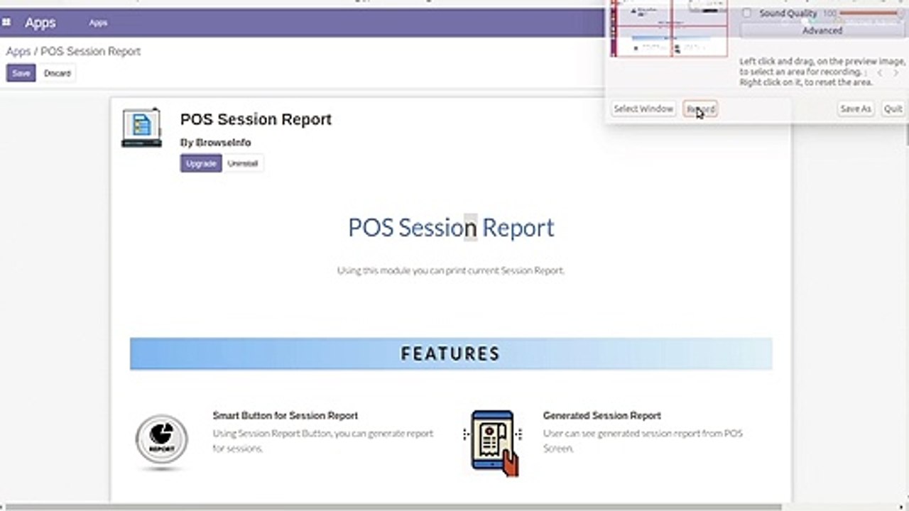 How to Print Current Session Report | Point Of Sale
