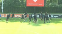 Hollanda Milli Futbol Takımı, Türkiye maçına hazır