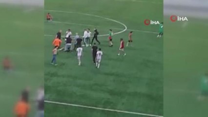 İstanbul'da oynanan hazırlık maçında kavga çıktı