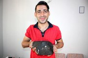 Diyarbakırlı vatandaşın 50 TL'ye aldığı kömür torbasından göktaşı çıktı