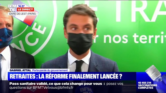 Une réforme des retraites avant la fin du quinquennat ? On a jamais rien exclu par principe , répond Gabriel Attal
