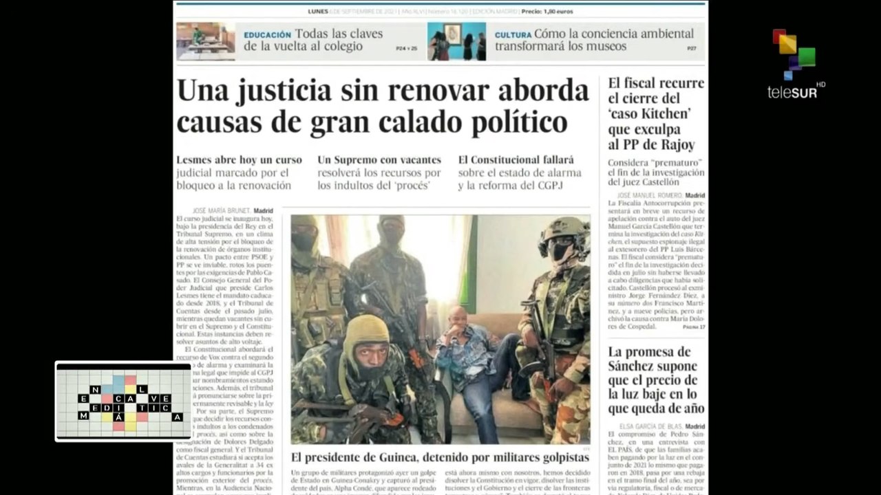 Presidente de Guinea detenido por militares golpistas