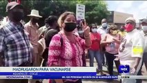 Población de Aguadulce protestan por mala organización en la jornada de vacunación  - Nex Noticias