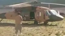 Massoud, Saleh's choppers captured! Taliban releases video