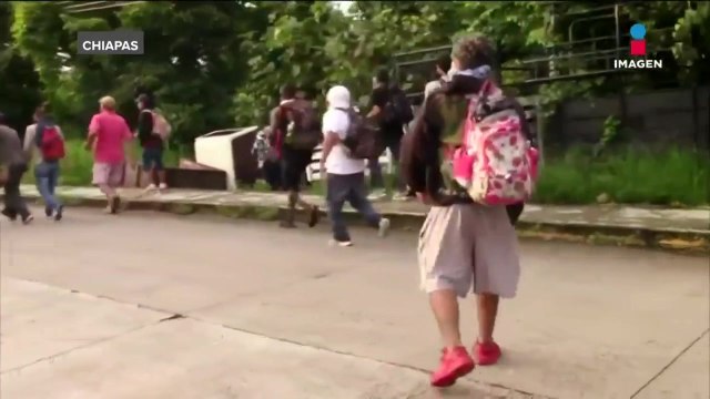 Guardia Nacional e INM disuelven la cuarta caravana migrante