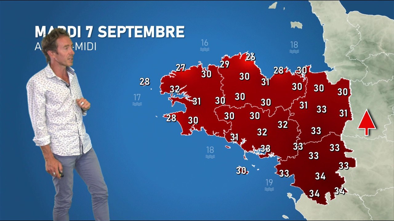 Bulletin météo pour le mardi 7 septembre 2021