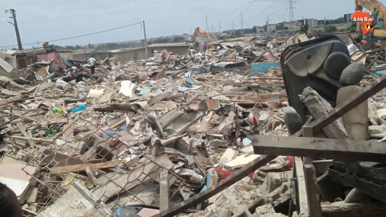 Les habitants du quartier Sogefiha Mami Faitai (Yopougon) déguerpis