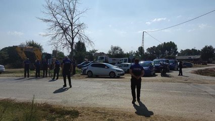 İnegöl'de kaçak inşa edilen fabrika binası yıkıldı