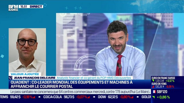 Jean-François Delcaire (HMG Finance) : Quadient, co-leader mondial des équipements et machines à affranchir le courrier postal - 06/09