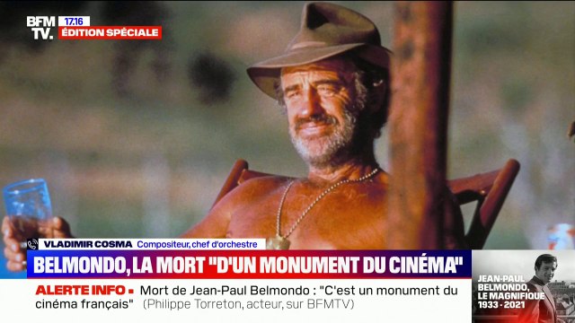 Il fait partie des acteurs qui inspirent les compositeurs de musique : Le compositeur Vladimir Cosma rend hommage à Jean-Paul Belmondo