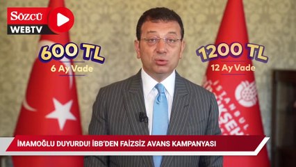 Download Video: İmamoğlu duyurdu! İBB’den faizsiz avans kampanyası