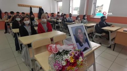 Maganda kurşunu ile hayatını kaybeden Büşra'nın sınıfında duygusal anlar yaşandı